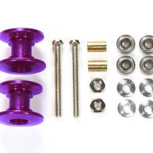 95540 Lightweight Double Aluminium Rollers (13-12mm/Purple)