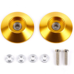 95583 HG 19mm Tapered Aluminium Ball-Race Rollers (Ringless/Gold)
