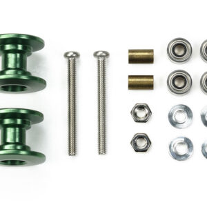 95606 Lightweight Double Aluminium Rollers (13-12mm / Green)