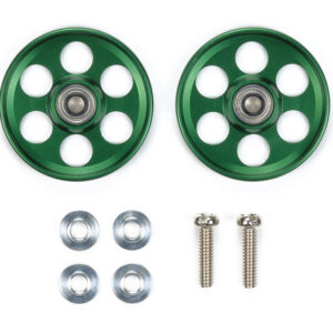 95607 HG Lightweight 19mm Aluminium Ball-Race Rollers (Ringless/Green)