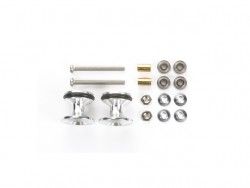 15418 Double Aluminium Rollers w/Rubber Rings (13-12mm)