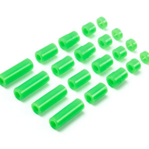 95443 Lightweight Plastic Spacer Set (12/6.7/6/3/1.5mm)(Fluorescent Green)
