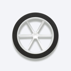 15511 Large-Diameter Low-Profile Tires & 6-Spoke Wheels