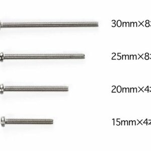 15508 Stainless Steel Screw Set (15/20/25/30 mm)