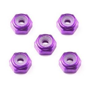 95555 Aluminium lock nut 2mm Purple