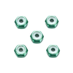 95424 Aluminium lock nut 2mm (Green)