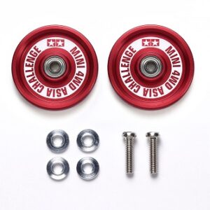 95657 HG 19mm Aluminium Ball-Race Rollers (Ringless Red) Asia Challenge